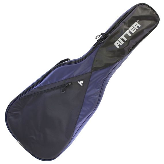 RITTER RGP5-L/NBK Чехол для электрогитары Les Paul, защитное уплотнение 15мм+5мм, цвет цвет синий NB