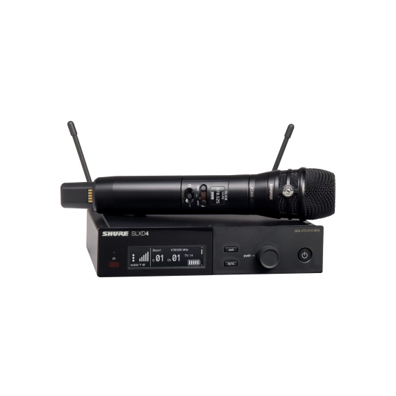 SHURE SLXD24E/K8B H56 одноканальная цифровая радиосистема с ручным передатчиком KSM8B 518-562MHz