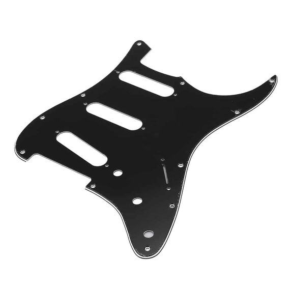 PARTS M3P-BK Накладка для электро гитары, PERL, strat 3S, черный перламутр