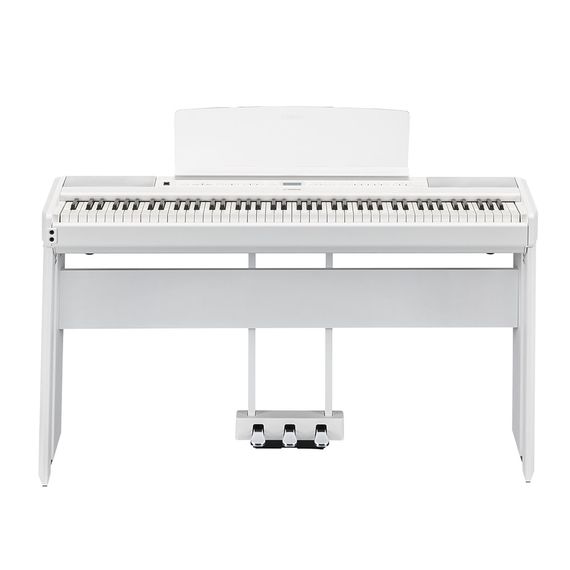 YAMAHA P-515WH Set Комплект портативное цифровое пианино, педаль и стойка,цвет белый