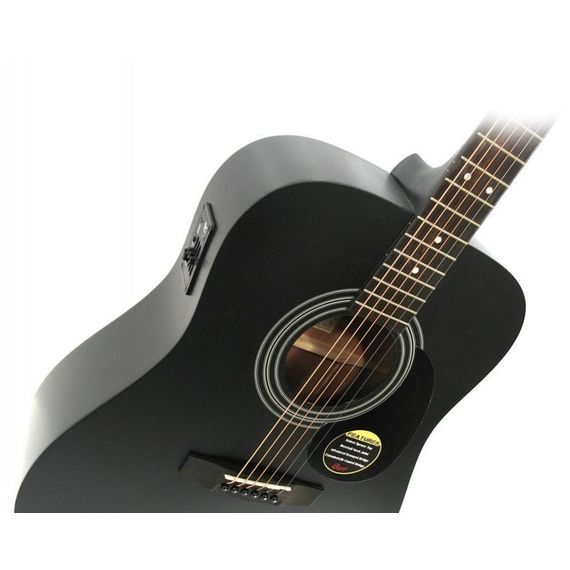 CORT AD810E-BKS Standard Series Электро-акустическая гитара, черная