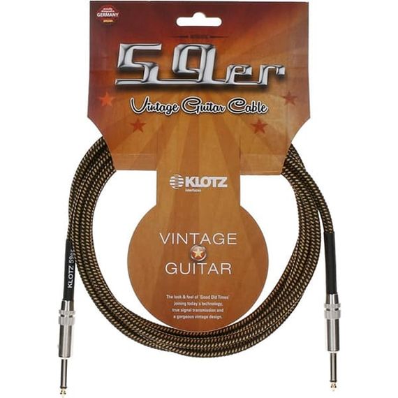 KLOTZ VIN-0300 59 Vintage Кабель инструментальный, 3м