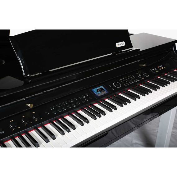 ARTESIA AG-50 Цифровой кабинетный рояль, Количество клавиш 88,Полифония 128,Цвет черный глянцевый