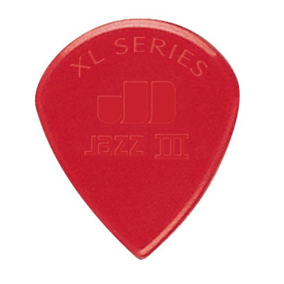 47PXLN Nylon Jazz III XL Медиаторы 1шт, 1,38мм, красные, Dunlop