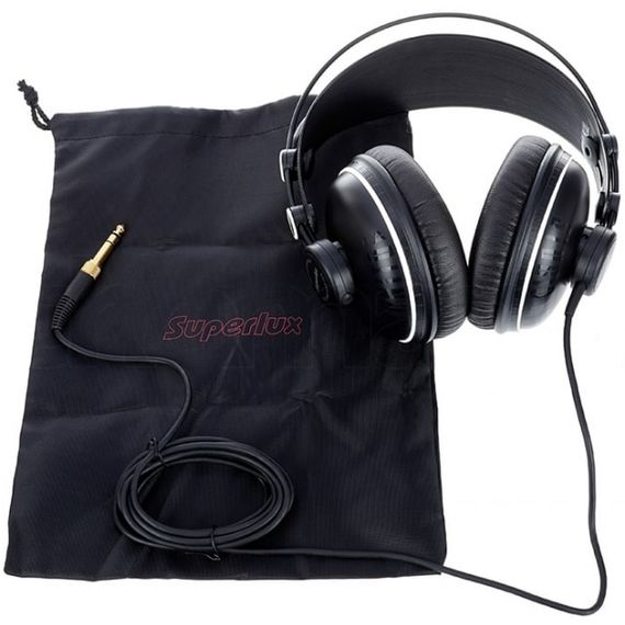 SUPERLUX HD662F профессиональные наушники для мониторинга с истинным басовым откликом, 10 Гц - 30 кГ, изображение 3