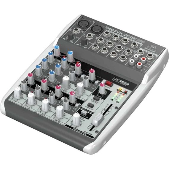 BEHRINGER XENYX Q1002USB-EU Пульт микшерный малошумящий премиум-класса (2 моновхода, 4 стереовхода,, изображение 2