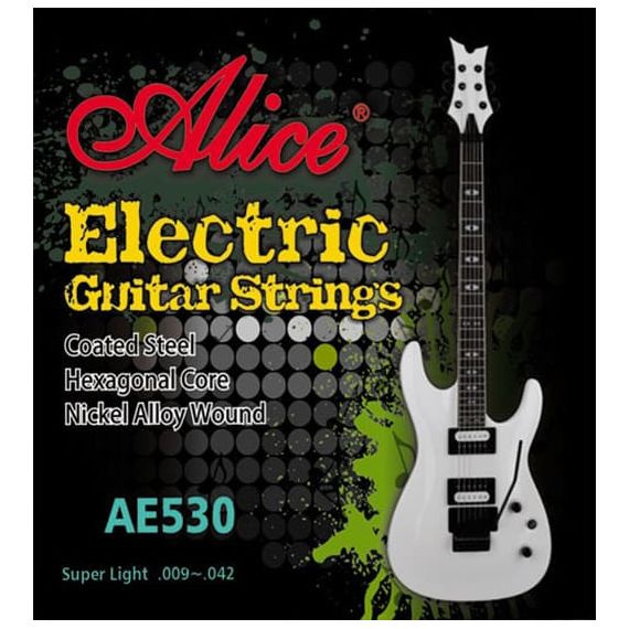ALICE AE530SL 531 Комплект струн для электрогитары, никель, 9-42