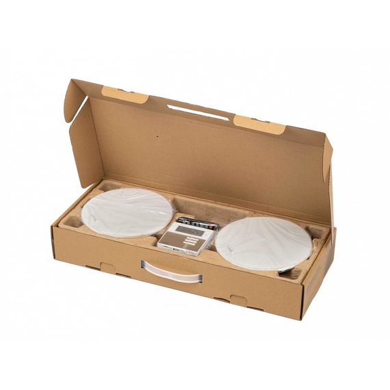 LAUDIO LAMX210S Комплект из 2 потолочных громкоговорителей и настенного усилителя, изображение 2