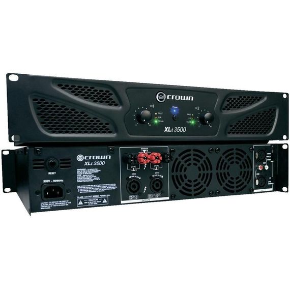 CROWN XLi3500 усилитель 2-канальный. Мощность (на канал): 1300Вт•4Ом, 1000Вт•8Ω. Мост: 2700Вт•8Ω