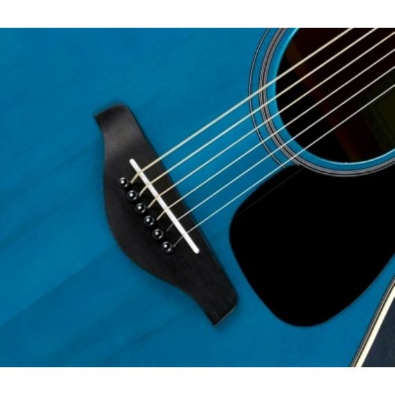 YAMAHA FS820/T акустическая гитара, корпус компакт, верхняя дека массив ели, цвет бирюзовый