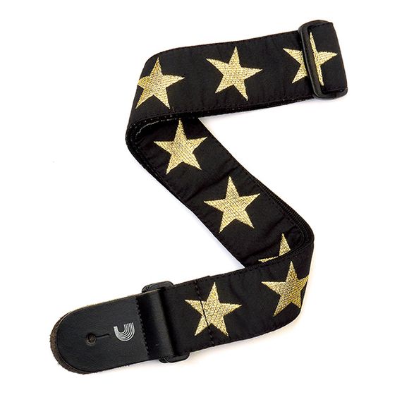 PLANET WAVES 20T05 Тканный ремень для гитары, рисунок «Gold Star»