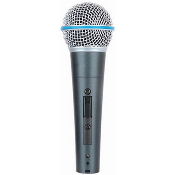 APEXTONE DM-20 Микрофон динамический с выключателем, 50Hz-60kHz, шнур XLR(M)-XLR(F) 5м, держатель