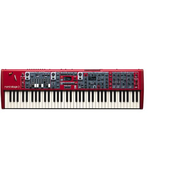 CLAVIA NORD Stage 3 Compact синтезатор, 73 клавиши, полувзвешенная, тип «Водопад», диапазон: E