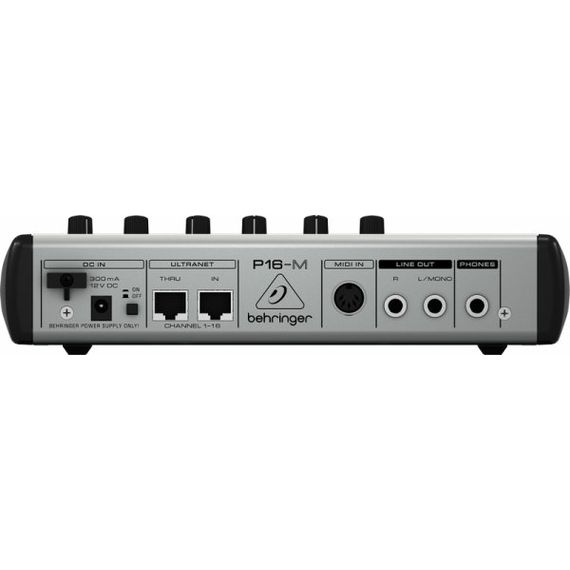 BEHRINGER P16-M цифровой микшер16 каналов ULTRANET в стерео, используется в системе мониторинга Powe, изображение 4