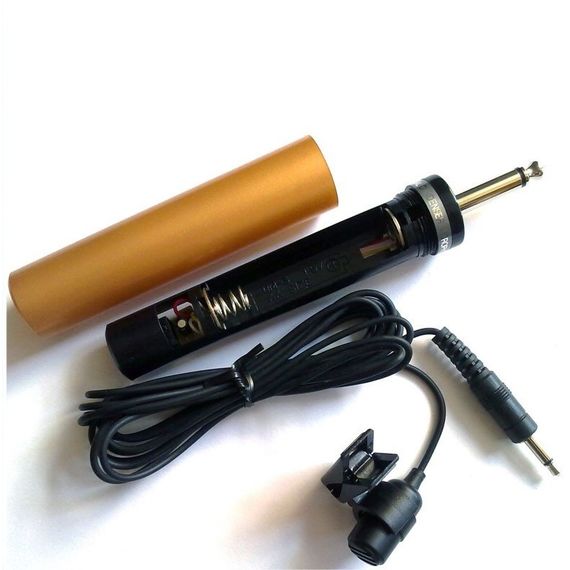 MAXTONE W-68T микрофон конденсаторный петличный с адаптером, клипса для крепления, 50Hz-15kHz, батар, изображение 2