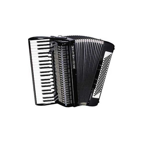 Saphir​-IV-120/41-BK Saphir Аккордеон 41/120/IV/11/5, черный, с ремнями и чехлом, Weltmeister