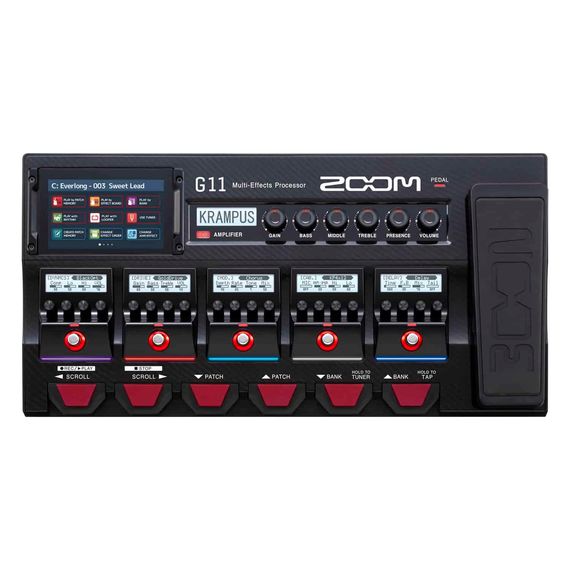 ZOOM G11 процессор многофункциональный мультиэффектов для гитаристов.