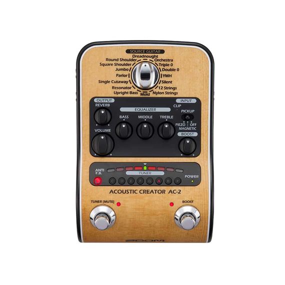 ZOOM AC-2 Acoustic Creator процессор для акустических гитар