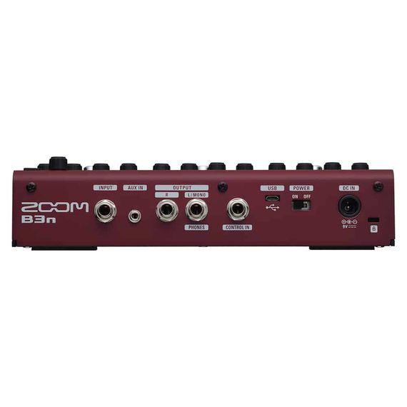 ZOOM B3n мульти педаль эффектов для бас гитары с встроенным эмулятором кабинета/БП в комплекте