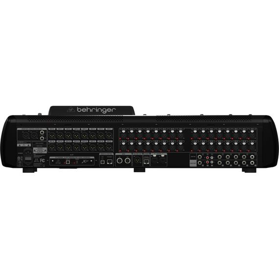 BEHRINGER X32 Цифровой микшерный пульт с 32 каналами для студийного и живого применения: 32 канала, 32 моно входа, подключение по USB, 32  микрофонных предусилителя, фантомное питание, 4-полосный эквалайзер моно каналов, процессор эффектов, 7" ЖК экран