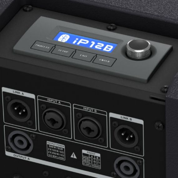 TURBOSOUND iNSPIRE iP12B Активный сабвуфер 600Вт 12" с 2х250Вт/4Ом усил.для пассивных сателлитов