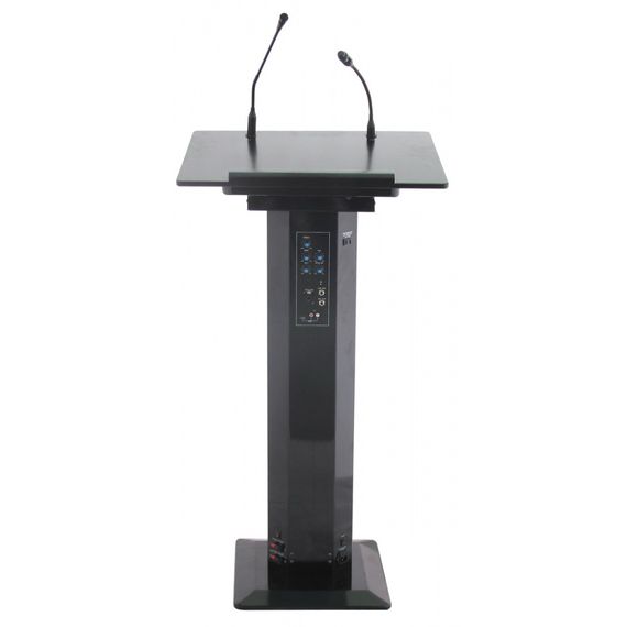 CMX Audio PL-60B Трибуна с микрофоном goosneck и подсветкой, 60Вт, динамики 3*4" и 2*2"
​