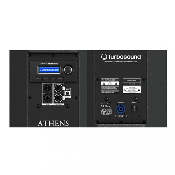TURBOSOUND ATHENS TCS122/96-AN 2-полосная активная инсталл. АС, 12"+1.4" вращаемый волновод Dendritic 90°Hx60°V, усилитель 2500Вт с DSP KLARK TEKNIK