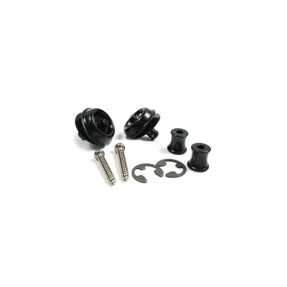 DUNLOP SLS1103BK Straplok Original Крепление ремня, черное, 2шт