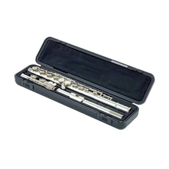 YAMAHA YFL-212 флейта с "ми-механикой",без резонаторов,не в линию (кейс)