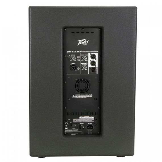 PEAVEY DM 115 Sub Сабвуфер активный.Мощность RMS/пик, Вт: 800.Звуковое давление (SPL 1 Вт/1 м), дБ: 97.Спикеры: 1 x 15”