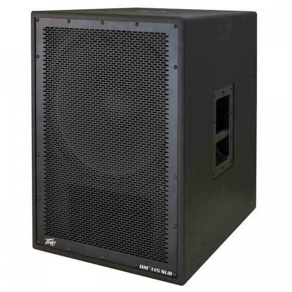 PEAVEY DM 115 Sub Сабвуфер активный.Мощность RMS/пик, Вт: 800.Звуковое давление (SPL 1 Вт/1 м), дБ: 97.Спикеры: 1 x 15”