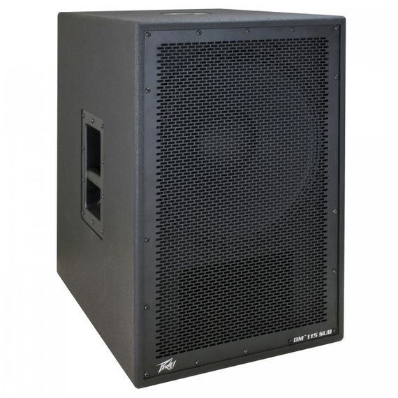 PEAVEY DM 115 Sub Сабвуфер активный.Мощность RMS/пик, Вт: 800.Звуковое давление (SPL 1 Вт/1 м), дБ: 97.Спикеры: 1 x 15”