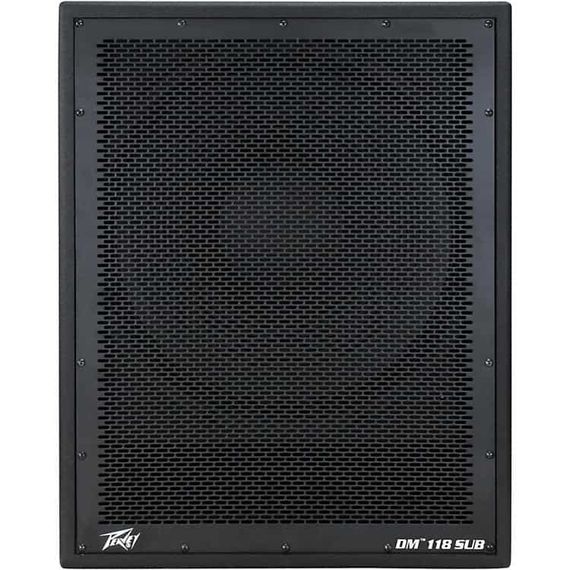 PEAVEY DM 118 Sub Сабвуфер активный.Мощность RMS/пик, Вт: 800.Звуковое давление (SPL 1 Вт/1 м), дБ: 95.Спикеры: 1 x 18”