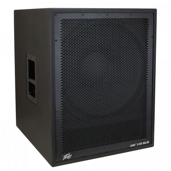 PEAVEY DM 118 Sub Сабвуфер активный.Мощность RMS/пик, Вт: 800.Звуковое давление (SPL 1 Вт/1 м), дБ: 95.Спикеры: 1 x 18”