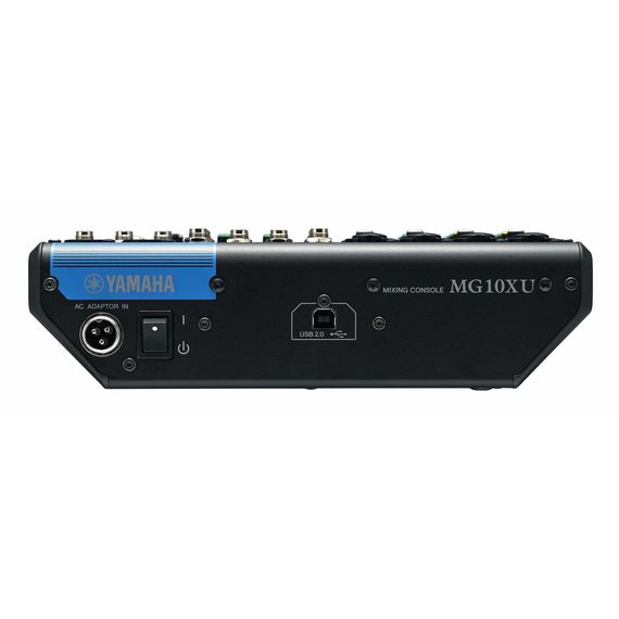 YAMAHA MG10XU USB микшерный пульт с процессором эффектов, 4 Mic /10 Line входов, AC адаптер питания
