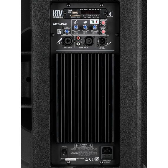 LEEM ABS-15AL Акустическая система активная, 300Вт, со светодиодной подсветкой