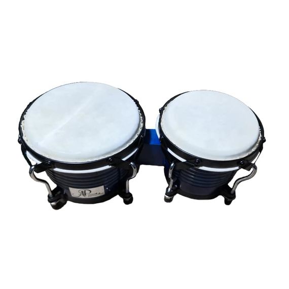 AP PERCUSSION CX-D122B-BJ Бонго 6,5"*7,5", корпус махагон, мембрана кожа, обод 3мм, лаги 7 мм, фурнитура хром/черный, цвет BJ