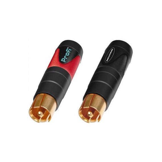 NEUTRIК NF2C-B/2 кабельный разъем RCA male (пара)