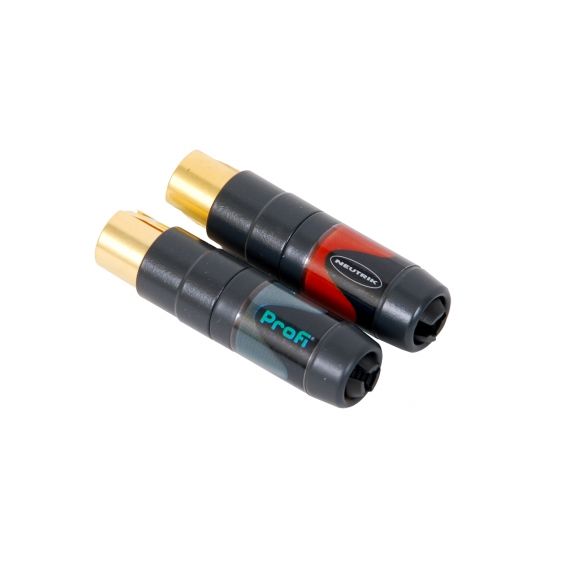 NEUTRIК NF2C-B/2 кабельный разъем RCA male (пара)