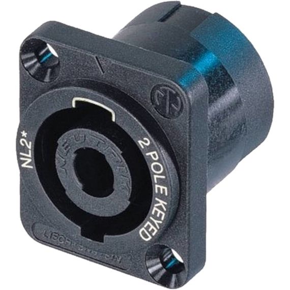 NEUTRIК NL2MP разъём панельный Speakon female 2-контактный