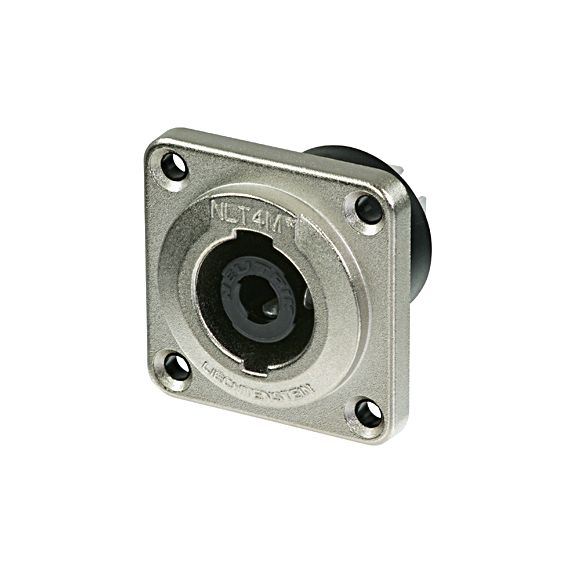 NEUTRIК NLT4MP разъем панельный Speakon male 4-контактный, металлический корпус