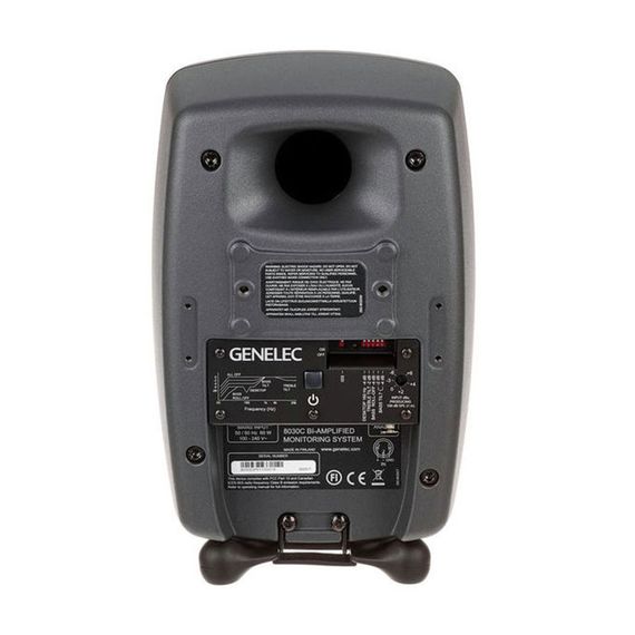 GENELEC 8030CP активный 2-полосный монитор, НЧ 5" 50Вт, ВЧ 0.75" 50Вт. Подставки. Темный