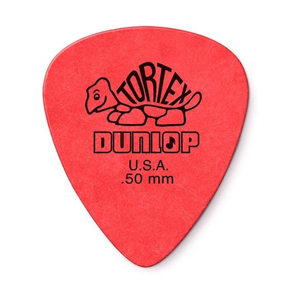DUNLOP 418R.50 Tortex Standard Медиаторы 1 шт, толщина 0,50мм