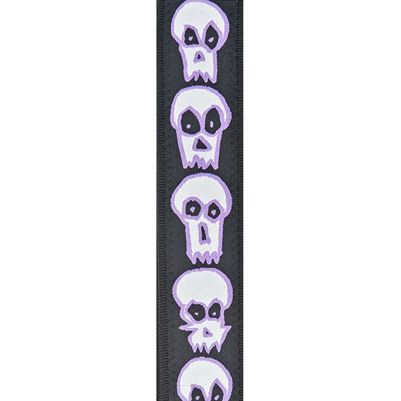 PLANET WAVES 50JS07 Ремень для гитары нейлон, SKULLS
