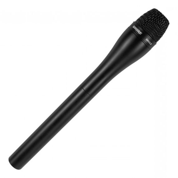 SHURE SM63LB Динамический микрофон для интервью всенаправленный, 80-20000 Гц, 1,5 мВ/Па, спад частотной характеристики на низких частотах. Черный