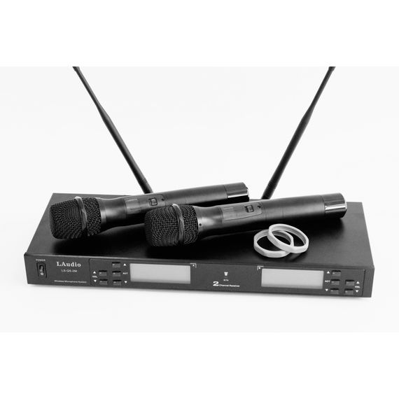 LAUDIO LS-Q5-2M Двухканальная вокальная радиосистема, 2 ручных передатчика