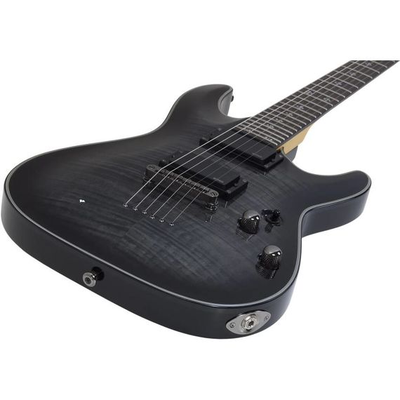 SCHECTER DAMIEN ELITE-6 TBB Гитара электрическая, 6 струн, корпус махогани, гриф клен, лады 24X J.EMG Active 81/85, изображение 3