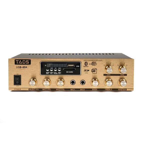 TADS DS-80A (DS-USB-80A) Усилитель мощности, трансляционный, 80Вт,