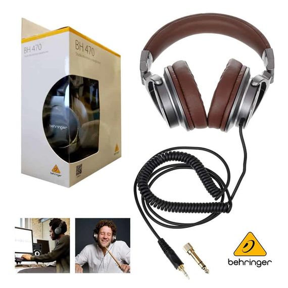 BEHRINGER BH 470 закрытые студийные референсные наушники, 40 мм, 20-20000Гц, 32 Ом, 102 дБ, кабель 3 м