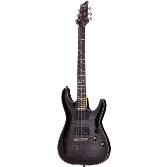 SCHECTER DAMIEN ELITE-6 TBB Гитара электрическая, 6 струн, корпус махогани, гриф клен, лады 24X J.EMG Active 81/85
